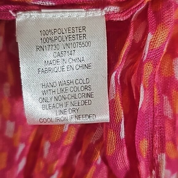 Target Lightweight Pink and Orange Scarf - Picture 4 of 4